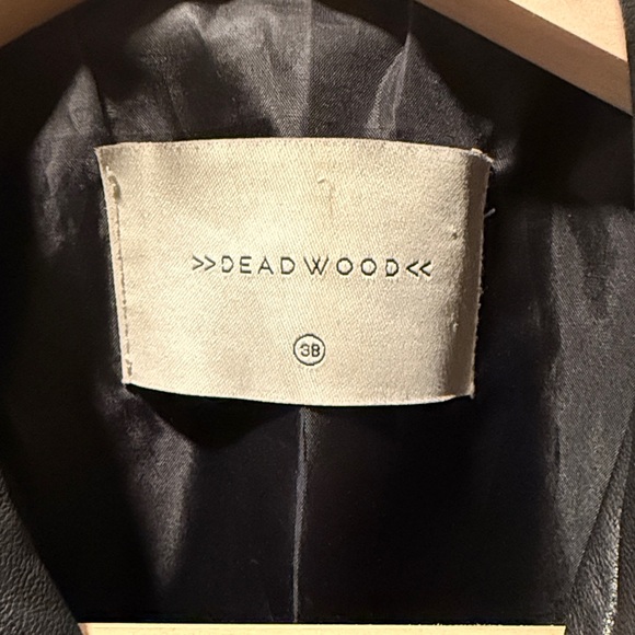 Deadwood Joan Black Leather Jacket - Picture 5 of 6